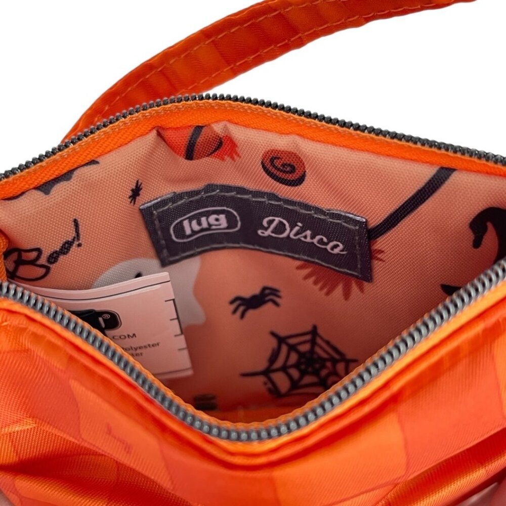 Lug Haunted Squares Orange Disco Pouch Halloween - Picture 7 of 8